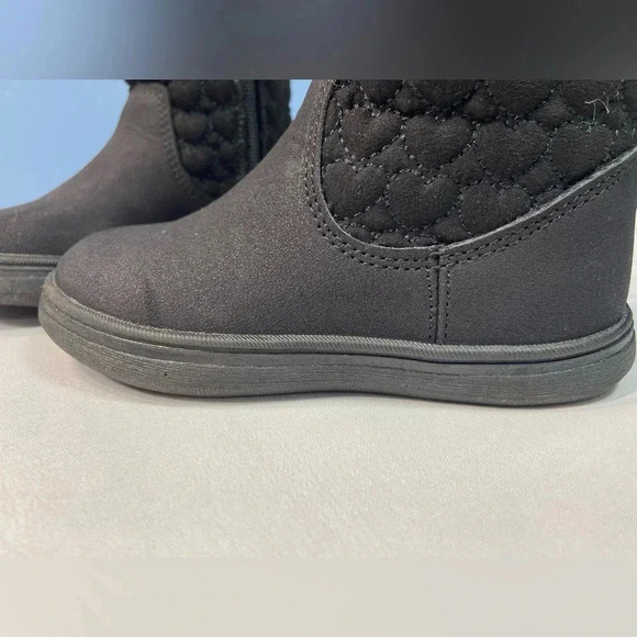 Joe Fresh Girls Black  Boots, Size 7 - Picture 2 of 8